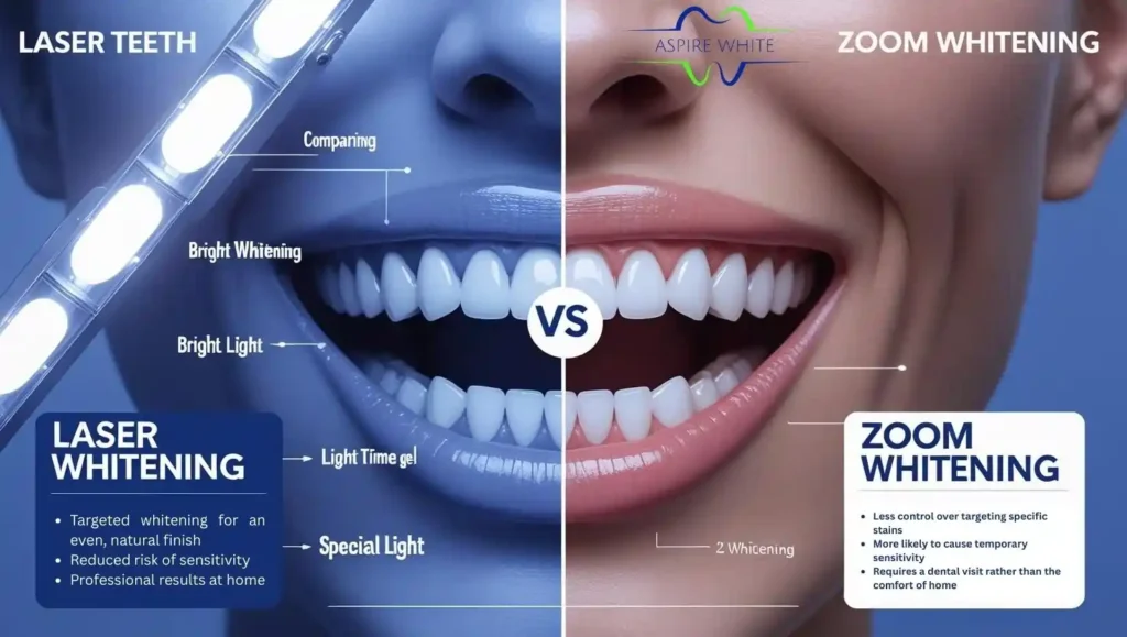Laser Teeth Whitening vs. Zoom Whitening Maidstone
