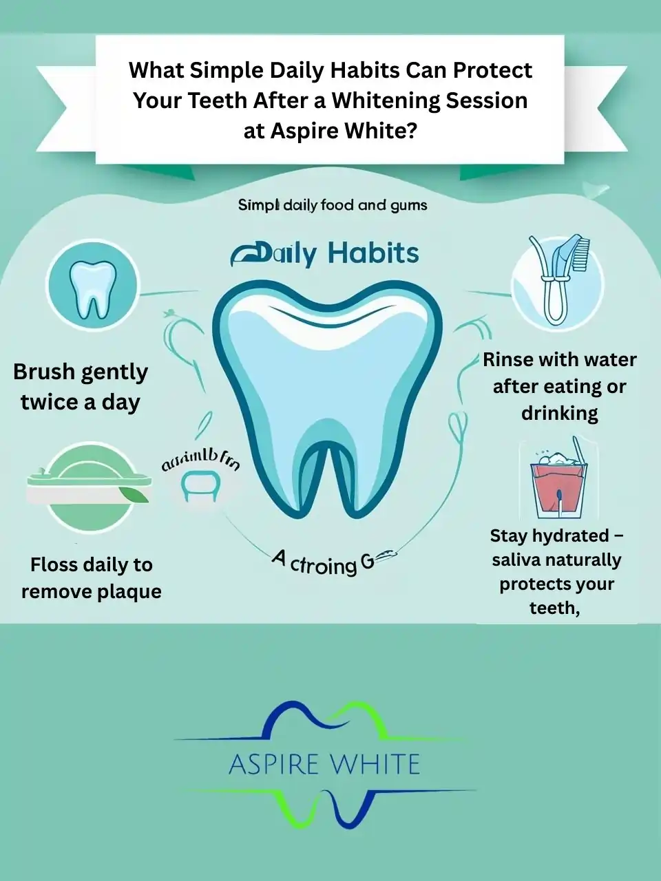What Simple Daily Habits Can Protect Your Teeth After a Whitening Session at Aspire White Maidstone